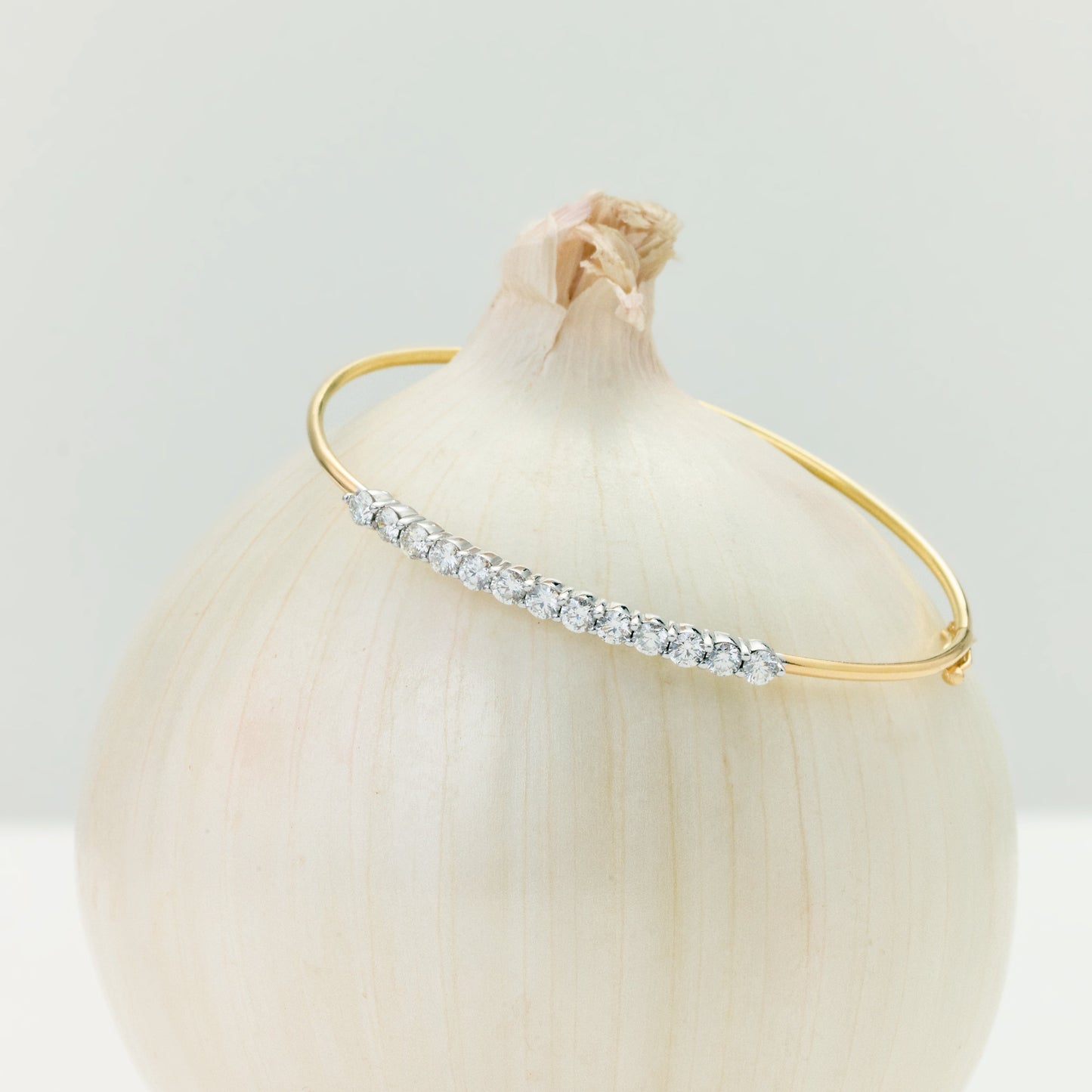 Pulseira Dorée | Brilhantes e Ouro Amarelo