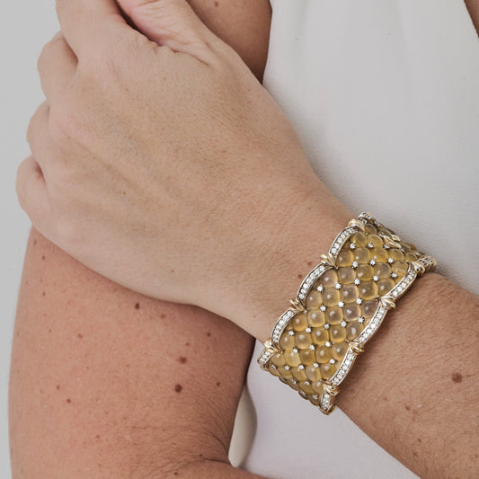 Pulseira Regina | Ágata e Brilhantes