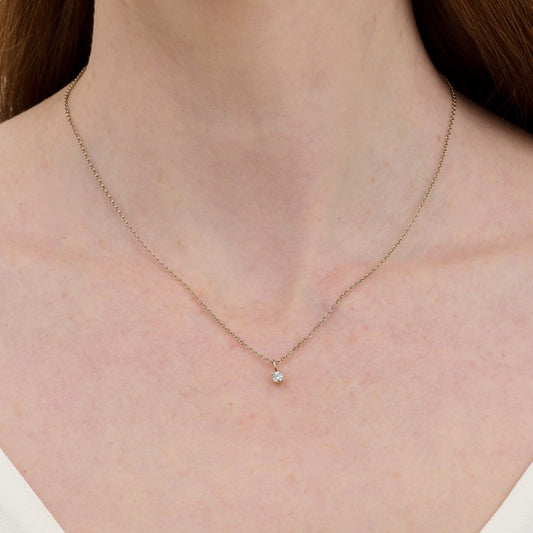 Pingente Brilhante | Ouro Champanhe e Brilhante