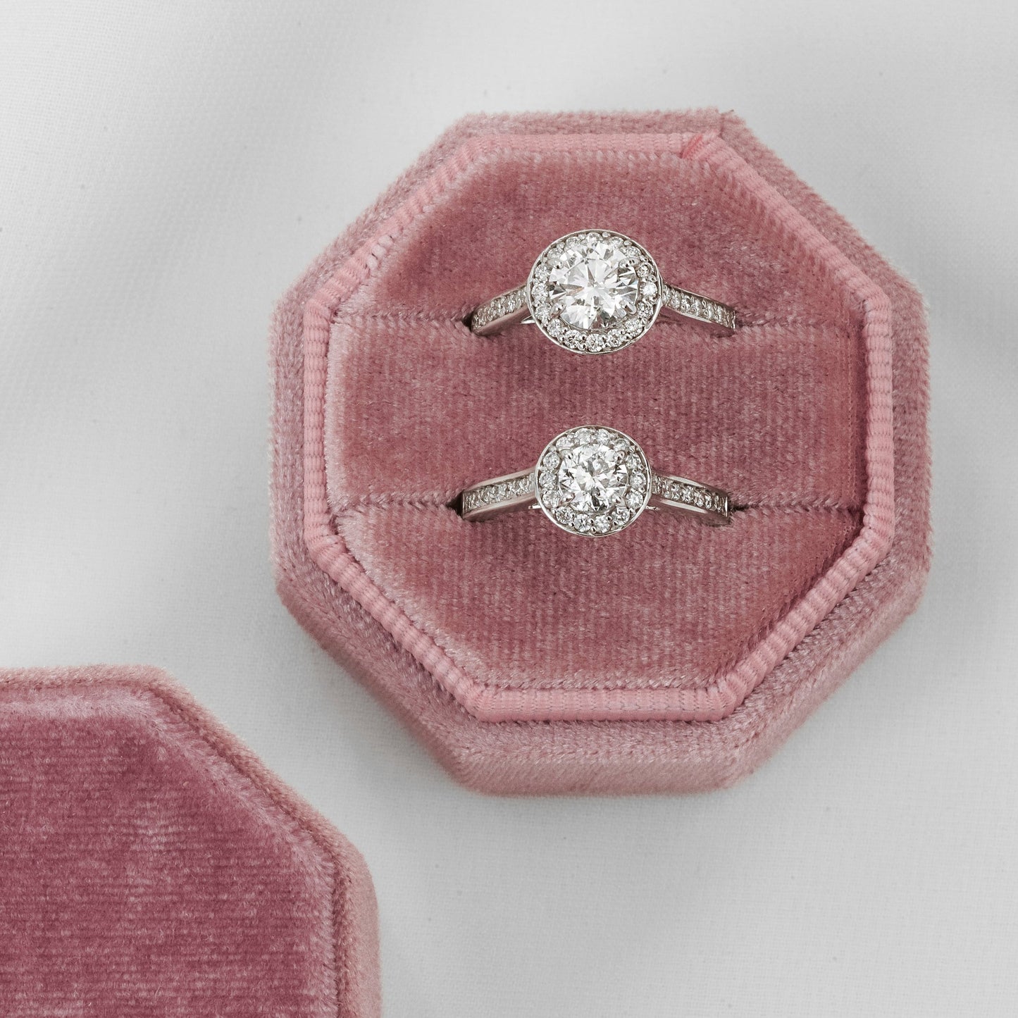 Anel de Diamante 050 | Diamantes e Ouro Branco
