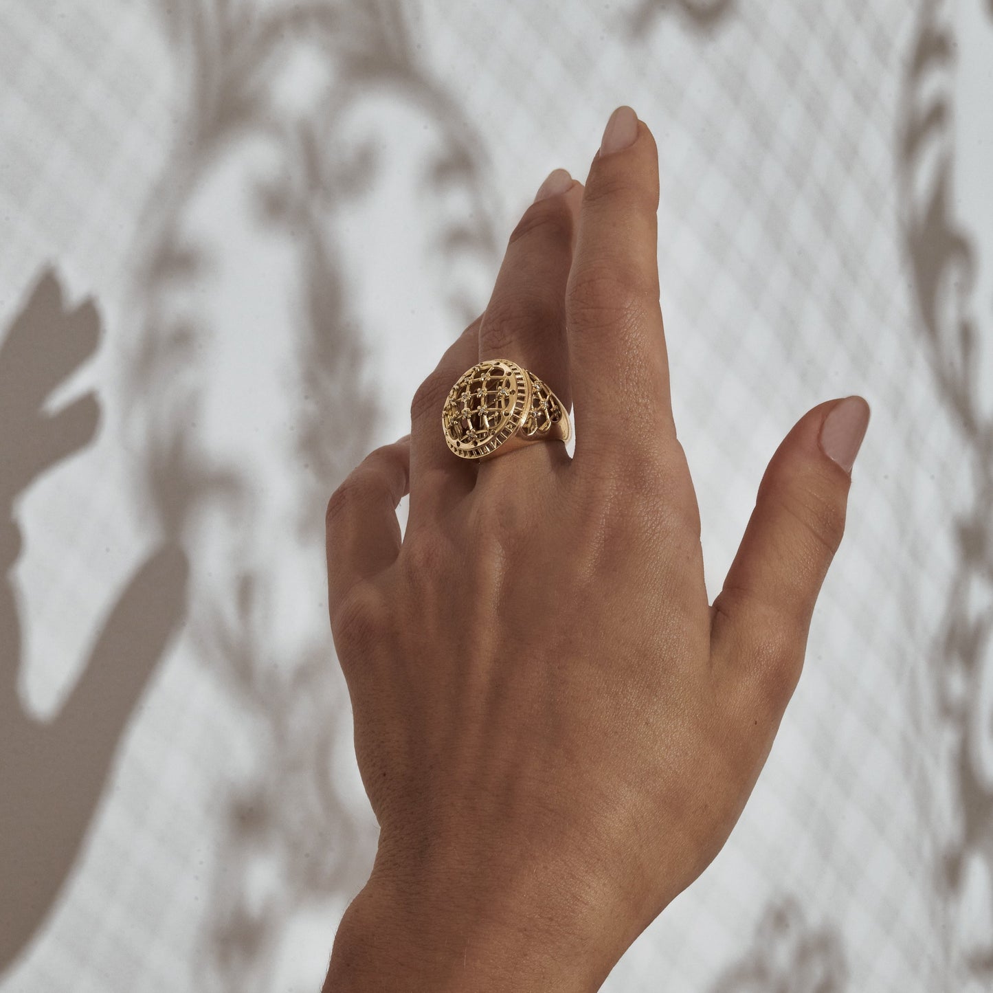 Anel Tulle | Ouro Amarelo e Brilhantes