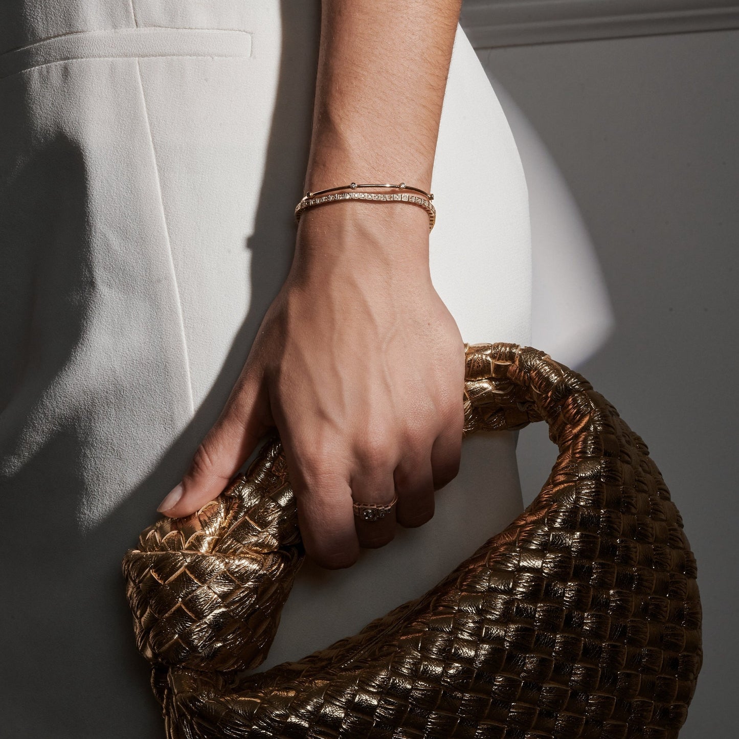 Riviera One | Diamantes Brown e Ouro Champanhe