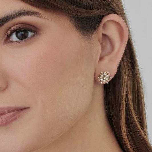 Brinco Sole | Pérolas e Brilhantes