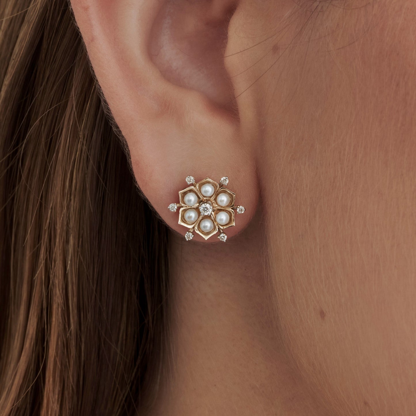 Brinco Sole | Pérolas e Brilhantes