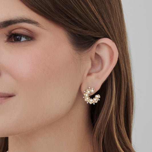 Brinco Corsi | Pérolas e Brilhantes