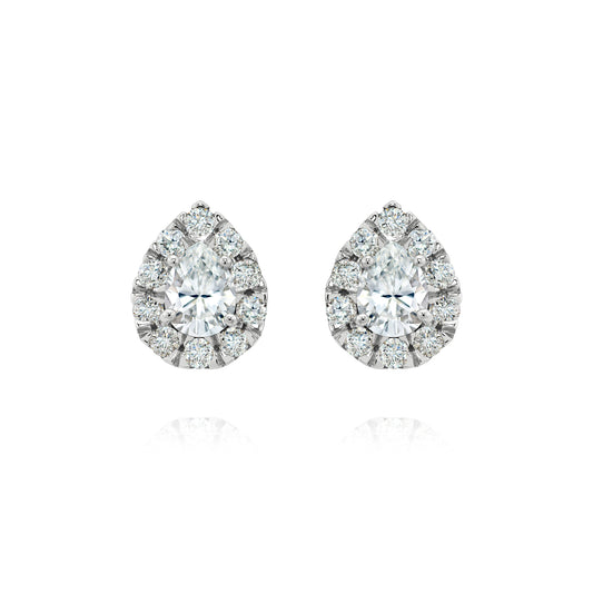 Brinco Époque | Diamante e Ouro Branco