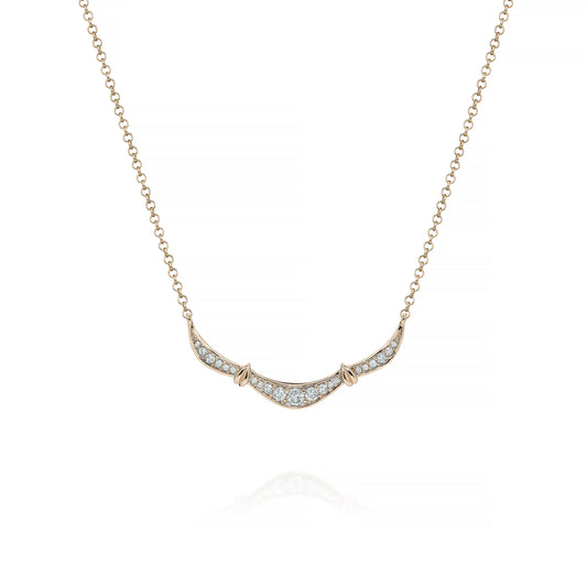 Colar Antonieta | Brilhantes e Ouro Champanhe