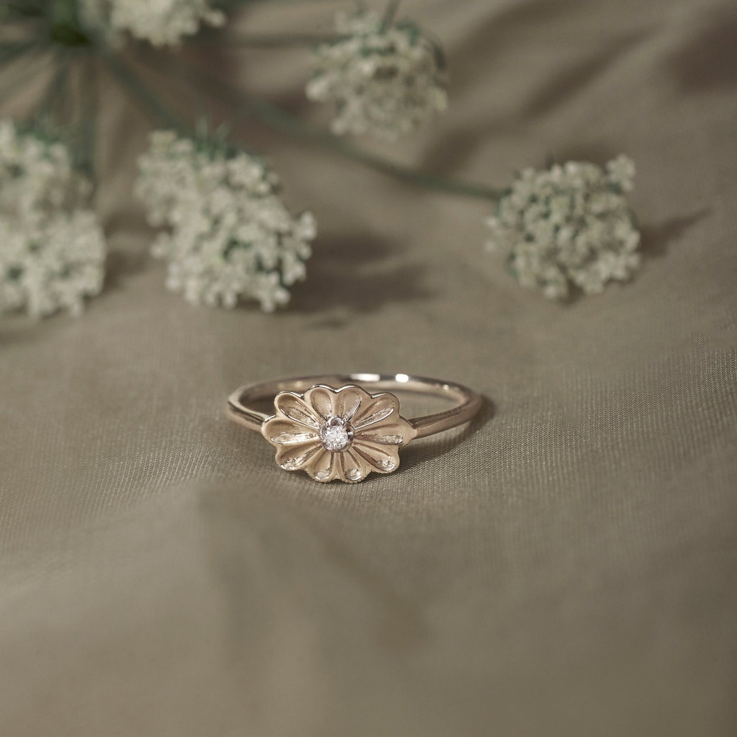 Anel Pitti | Ouro Champanhe e Brilhante