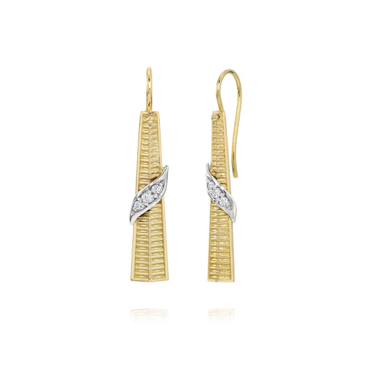 Brinco Cierre | Ouro Amarelo e Brilhantes