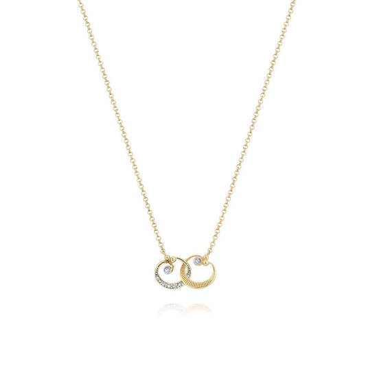 Colar Alsur | Ouro Amarelo e Brilhantes