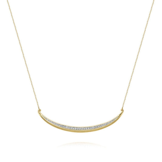 Colar Tuyo | Ouro Amarelo e Brilhantes