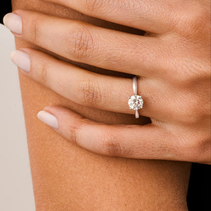 Anel Éclat 101 | Diamante e Ouro Branco