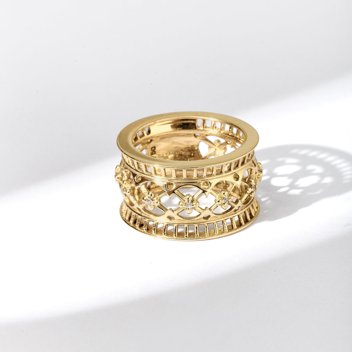 Anel Cluny | Ouro Amarelo e Brilhantes