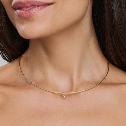 Pingente Jolie | Brilhante e Ouro Amarelo