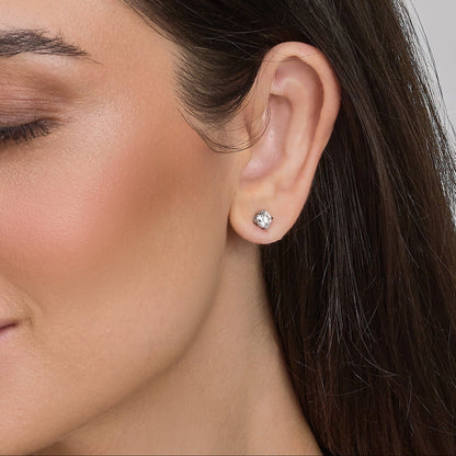 Brinco Éclat | Diamantes e Ouro Branco