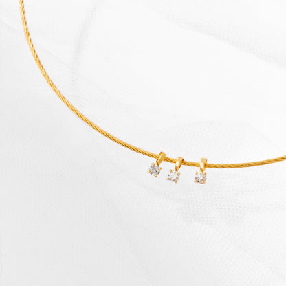 Pingente Jolie | Brilhante e Ouro Amarelo