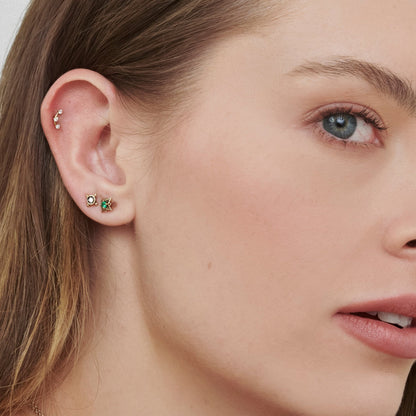 Mini Stud Meia Lua