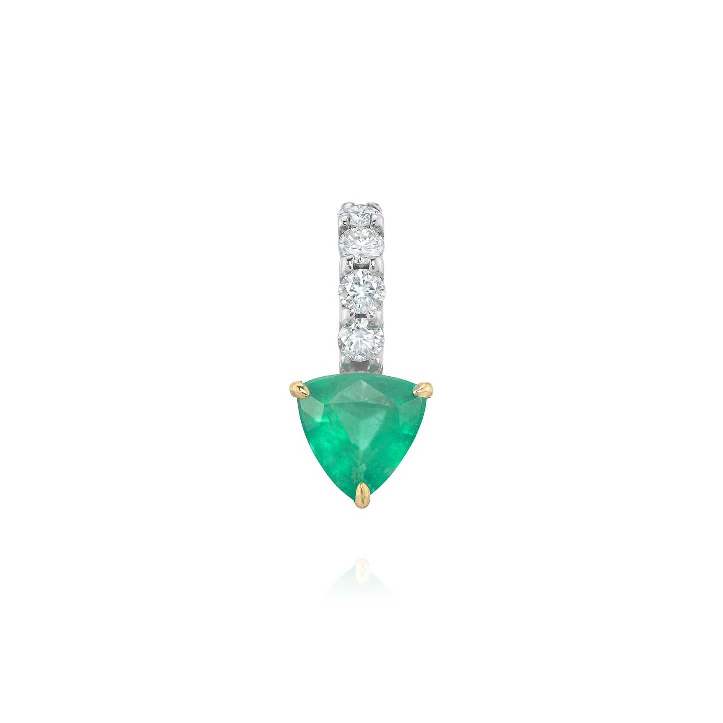 Pingente Bourbon | Esmeralda e Brilhantes
