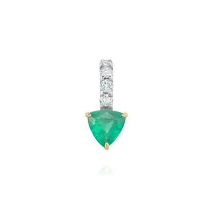Pingente Bourbon | Esmeralda e Brilhantes