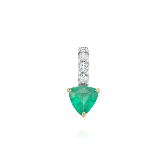 Pingente Bourbon | Esmeralda e Brilhantes