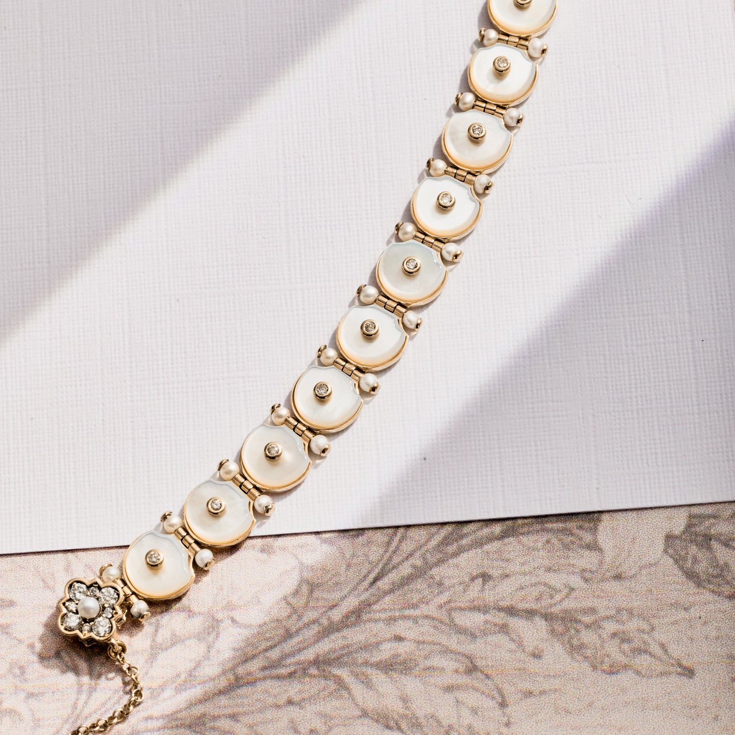 Pulseira Magnolia | Madrepérola e Pérola