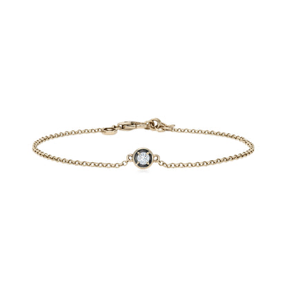 Pulseira Ask | Ródio Negro e Brilhante