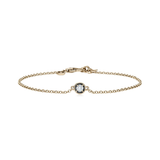 Pulseira Ask | Ródio Negro e Brilhante