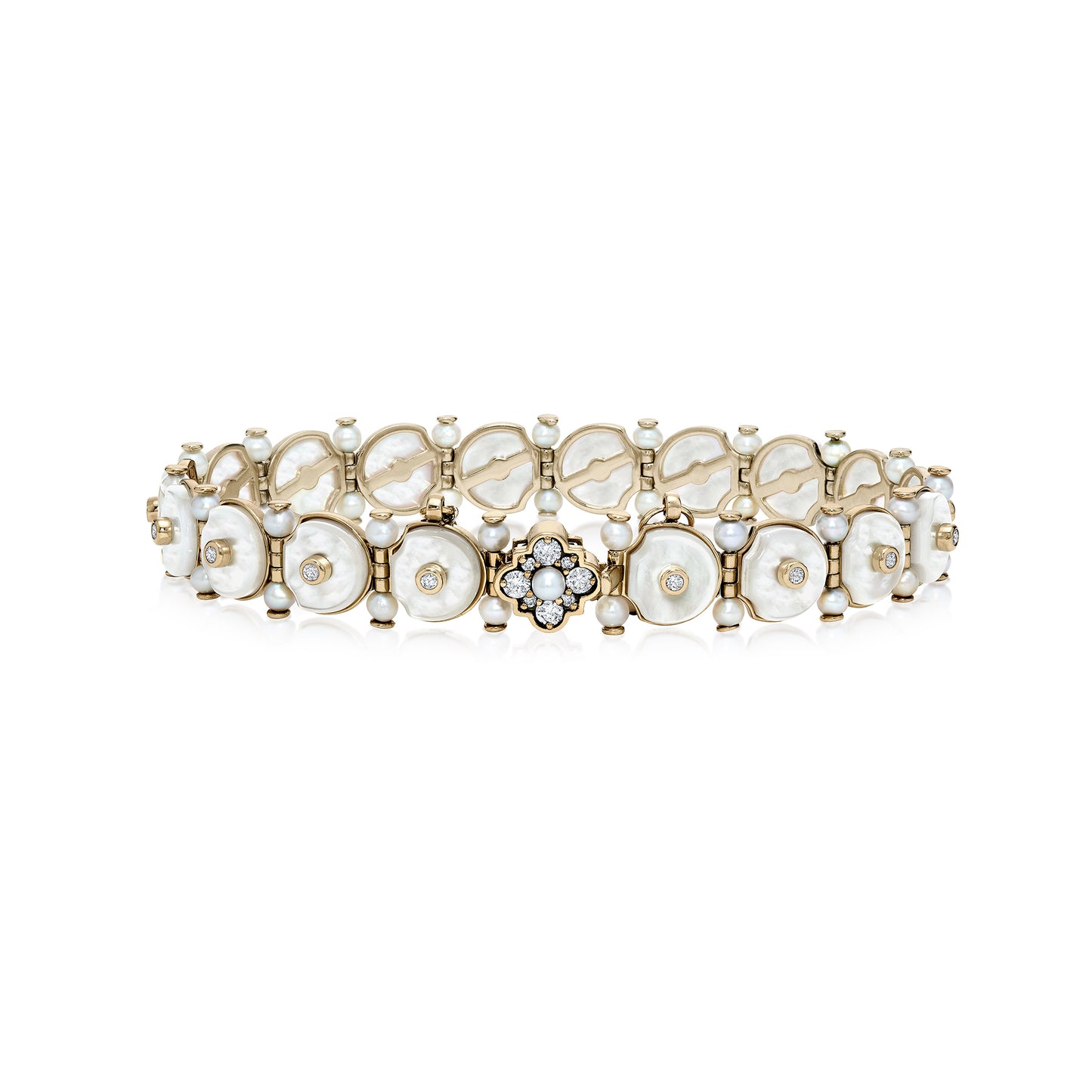 Pulseira Magnolia | Madrepérola e Pérola