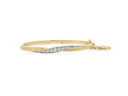 Pulseira Teruel | Ouro Amarelo e Brilhantes