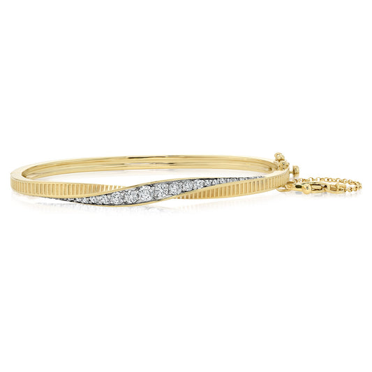 Pulseira Teruel | Ouro Amarelo e Brilhantes