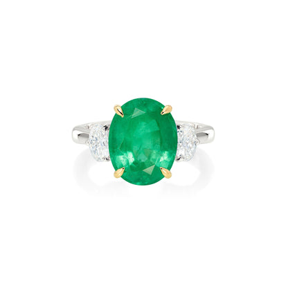 Anel de Esmeralda 228 | Esmeralda e Diamantes