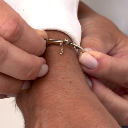 Pulseira Sigma | Brilhantes e Ródio Negro