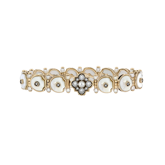 Pulseira Magnolia | Madrepérola e Pérola
