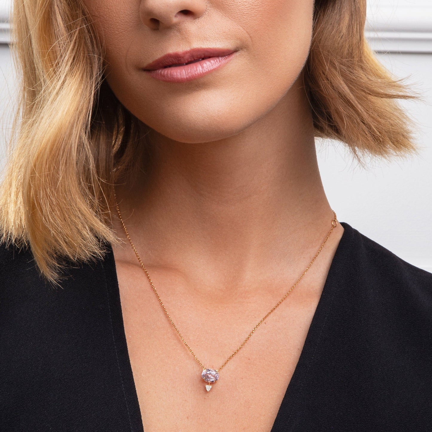 Colar Kunzita 350 - [product_ description] - Maria Eulália